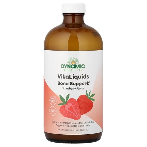 Lifetime Vitamins Vitaliquids Bone Support Strawberry 16 Fl Oz 473 Ml product image
