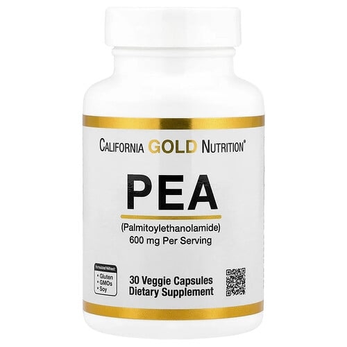 California Gold Nutrition Pea Palmitoylethanolamide 30 Veggie Capsules 300 Mg Per Capsule product image