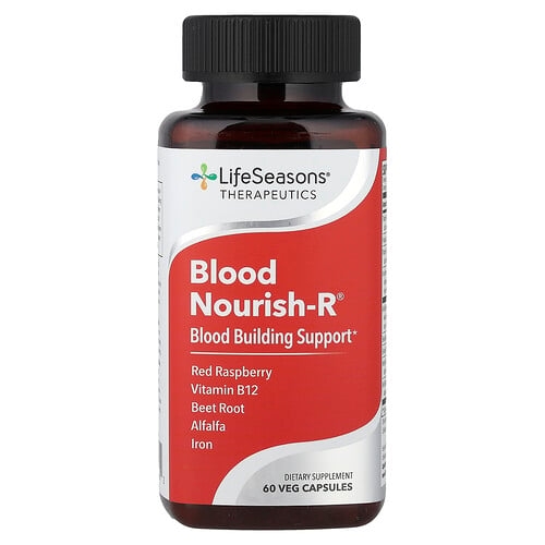 Lifeseasons Blood Nourish R Blood Building Support 60 Veg Capsules product image