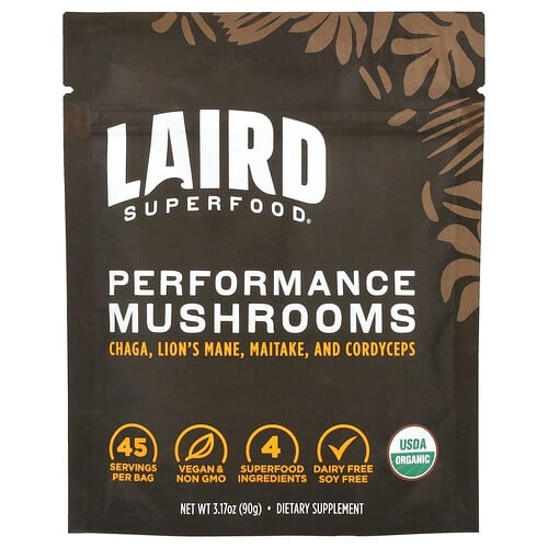 Laird Superfood Performance Mushrooms 3 17 Oz 90 G product image