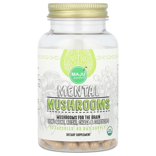 Maju Superfoods Mental Mushrooms 90 Capsules product image