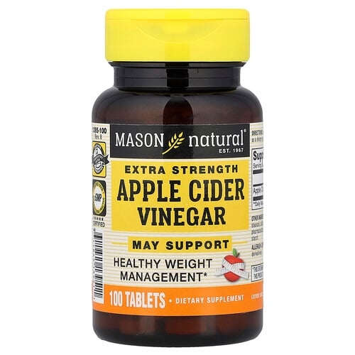 Mason Natural Apple Cider Vinegar 100 Tablets 500 Mg Per Tablet product image