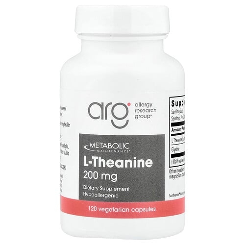 Metabolic Maintenance L Theanine 120 Vegetarian Capsules product image