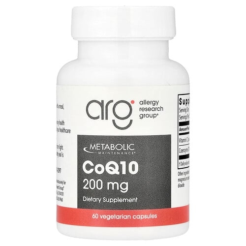 Metabolic Maintenance Coq10 200 Mg 60 Vegetarian Capsules product image