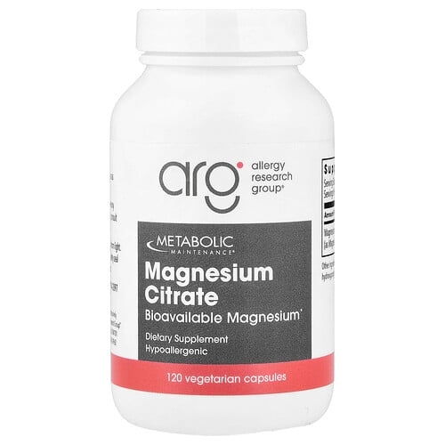 Metabolic Maintenance Magnesium Citrate 120 Vegetarian Capsules product image