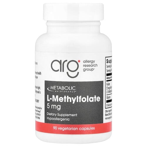 Metabolic Maintenance L Methylfolate 5 Mg 90 Vegetarian Capsules product image