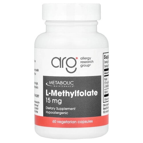 Metabolic Maintenance L Methylfolate 15 Mg 60 Vegetarian Capsules product image