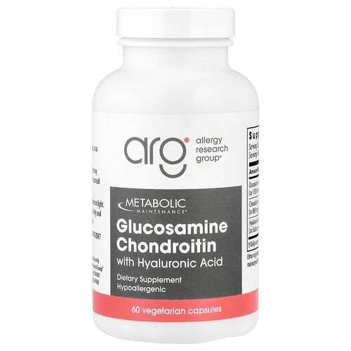 Metabolic Maintenance Glucosamine Chondroitin With Hyaluronic Acid 60 Vegetarian Capsules product image