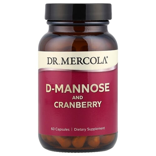 Dr Mercola D Mannose And Cranberry Extract 60 Capsules product image
