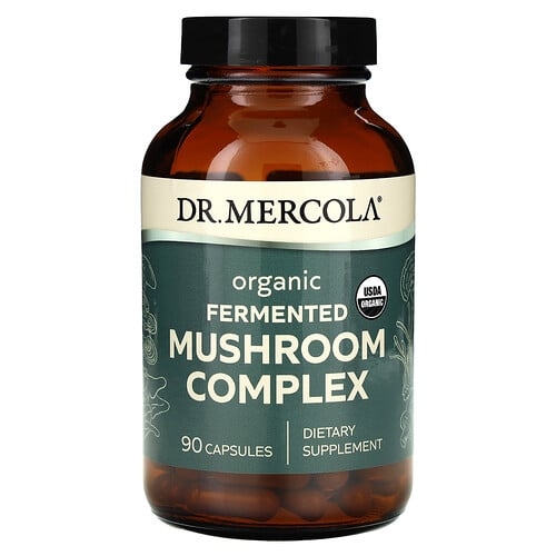 Dr Mercola Organic Fermented Mushroom Complex 90 Capsules product image