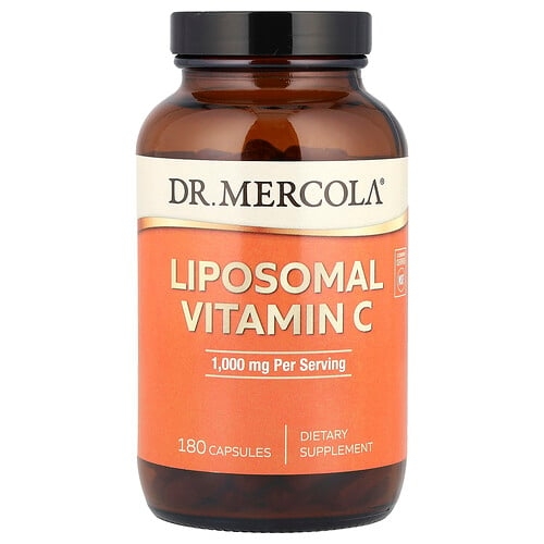 Dr Mercola Liposomal Vitamin C 180 Capsules 500 Mg Per Capsule product image