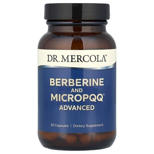 Dr Mercola Berberine And Micropqq Advanced 30 Capsules product image
