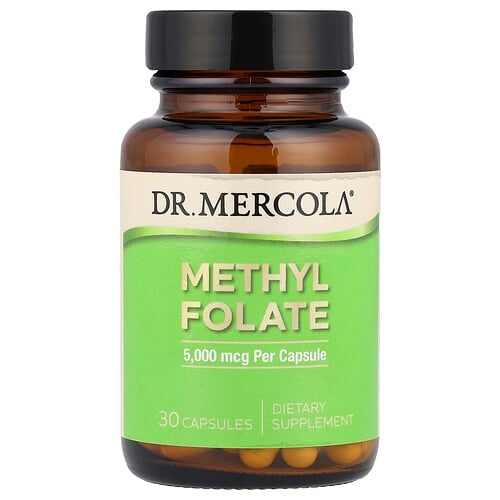 Dr Mercola Methyl Folate 5 000 Mcg 30 Capsules product image