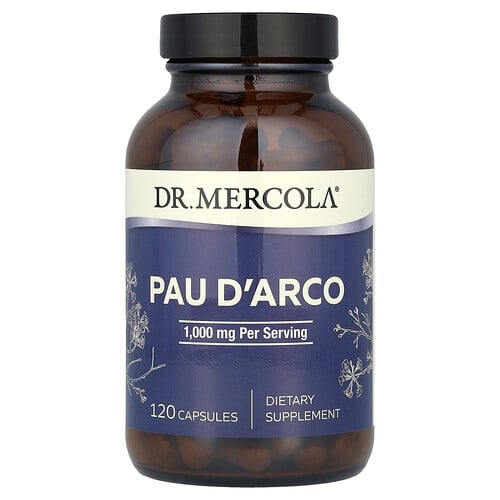 Dr Mercola Pau D Arco 120 Capsules 500 Mg Per Capsule product image