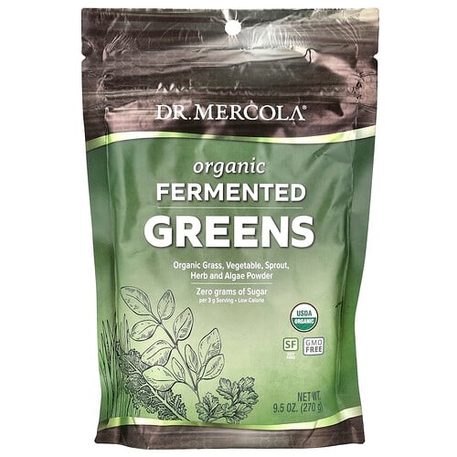Dr Mercola Organic Fermented Greens 9 5 Oz 270 G product image