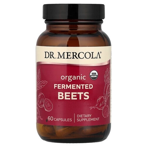 Dr Mercola Organic Fermented Beets 60 Capsules product image