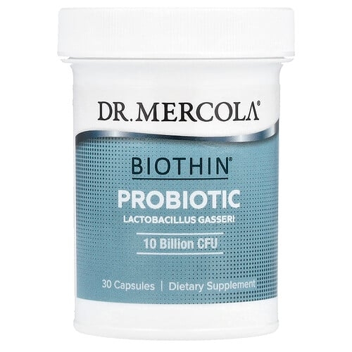 Dr Mercola Biothin Probiotic Lactobacillus Gasseri 250 Mg 10 Billion Cfu 30 Capsules product image