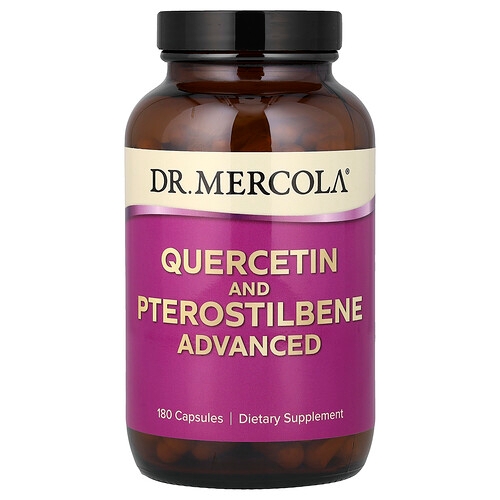 Dr Mercola Quercetin And Pterostilbene Advanced 180 Capsules product image