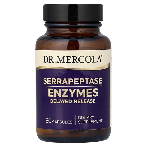 Dr Mercola Serrapeptase Enzymes 60 Capsules product image