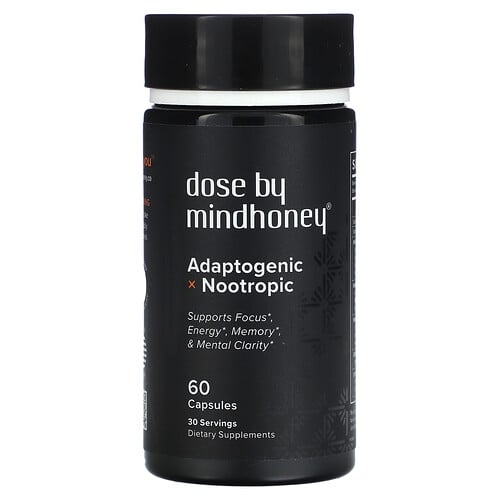 Mindhoney Dose Adaptogenic Nootropic 60 Capsules product image