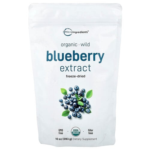 Micro Ingredients Organic Blueberry Extract Freeze Dried 10 Oz 283 G product image