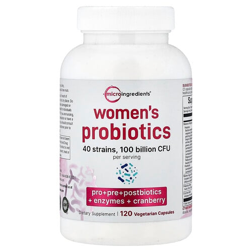 Micro Ingredients Women S Probiotics 120 Vegetarian Capsules product image