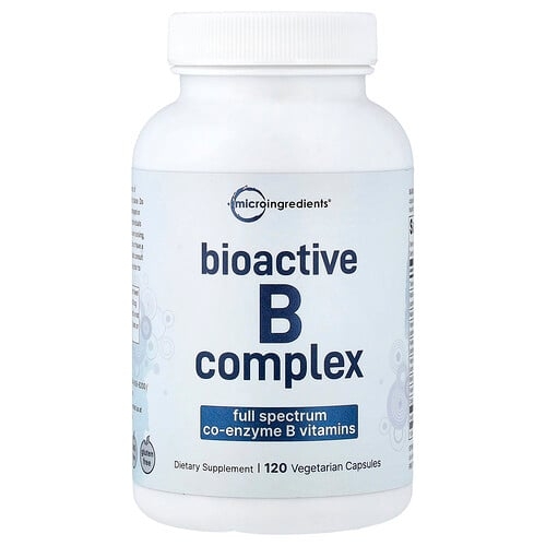 Micro Ingredients Bioactive B Complex 120 Vegetarian Capsules product image