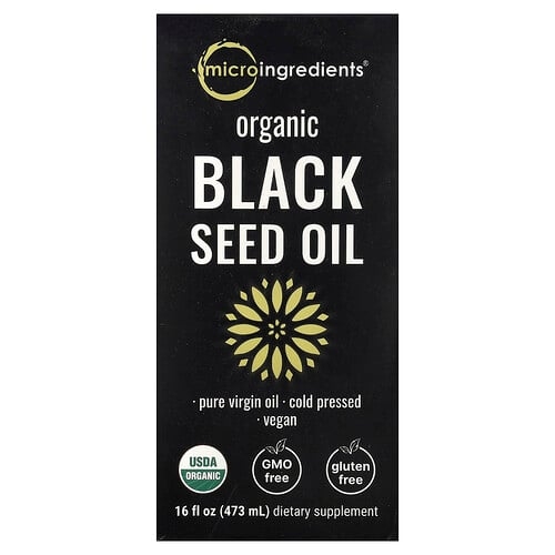 Micro Ingredients Organic Black Seed Oil 16 Fl Oz 473 Ml product image