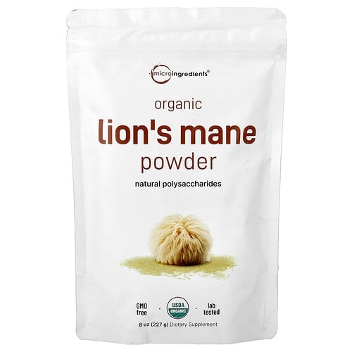 Micro Ingredients Organic Lion S Mane Powder 8 Oz 227 G product image