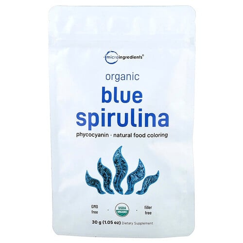 Micro Ingredients Organic Blue Spirulina 1 05 Oz 30 G product image