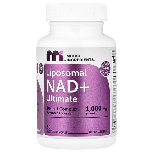 Micro Ingredients Liposomal Nad Ultimate 60 Vegetarian Capsules product image