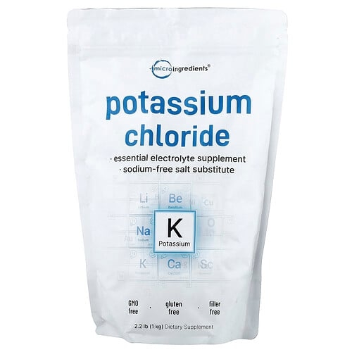 Micro Ingredients Potassium Chloride 2 2 Lb 1 Kg product image