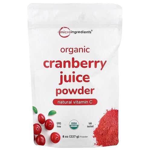 Micro Ingredients Organic Cranberry Juice Powder 8 Oz 227 G product image