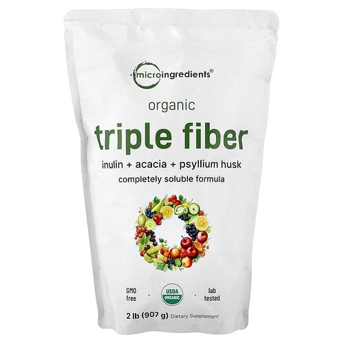 Micro Ingredients Organic Triple Fiber 2 Lb 907 G product image