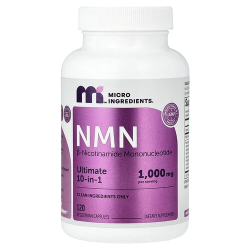 Micro Ingredients Nmn 120 Vegetarian Capsules product image