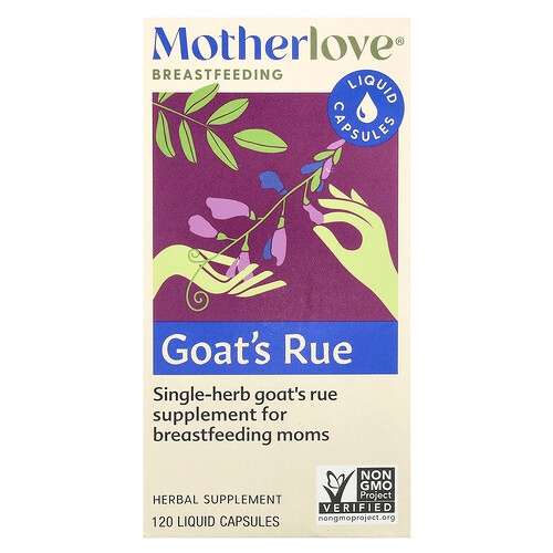 Motherlove Breastfeeding Goat S Rue 120 Liquid Capsules 525 Mg Per Capsule product image