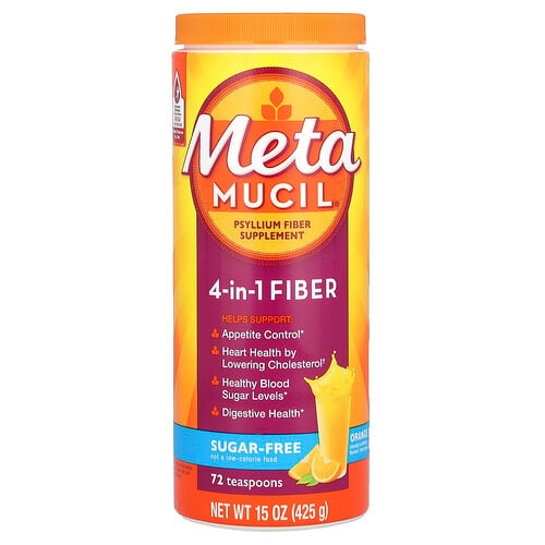 Metamucil 4 In 1 Fiber Orange 15 Oz 425 G product image
