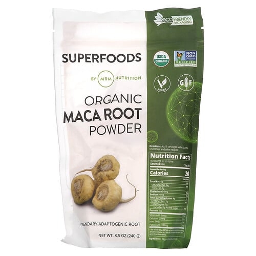 Mrm Nutrition Organic Maca Root Powder 8 5 Oz 240 G product image