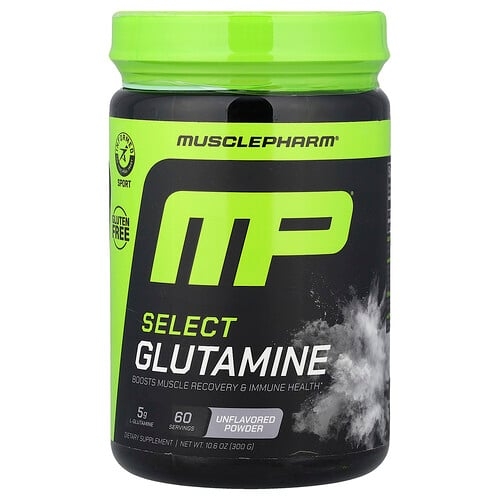 Musclepharm Select Glutamine Powder Unflavored 10 6 Oz 300 G product image