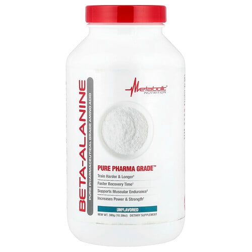 Metabolic Nutrition Beta Alanine Unflavored 10 58 Oz 300 G product image