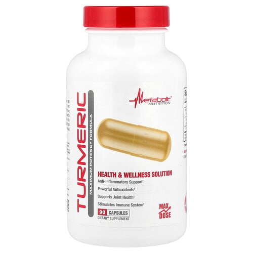 Metabolic Nutrition Turmeric 90 Capsules product image