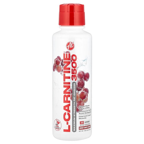 Metabolic Nutrition L Carnitine 3500 Sweet Grape Candy 16 Fl Oz 473 Ml product image