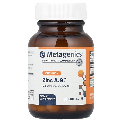 Metagenics Zinc A G 20 Mg 60 Tablets product image