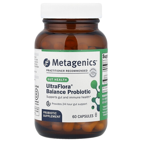 Metagenics Ultraflora Balance Probiotic 55 Mg 15 Billion Cfu 60 Capsules product image