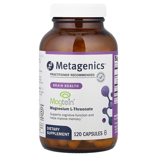 Metagenics Magtein Magnesium L Threonate 120 Capsules product image