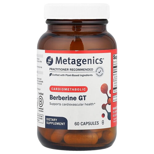Metagenics Berberine Gt Cardiometabolic 60 Capsules product image