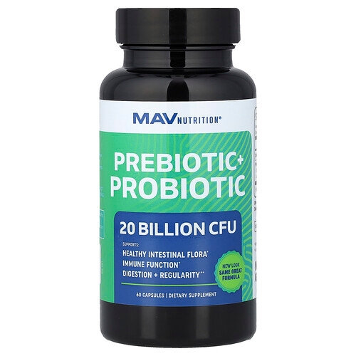 Mav Nutrition Prebiotic Probiotic 60 Capsules product image