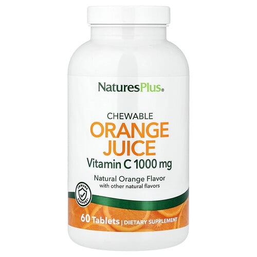 Naturesplus Chewable Orange Juice Vitamin C Natural Orange 60 Tablets product image