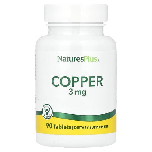 Naturesplus Copper 3 Mg 90 Tablets product image