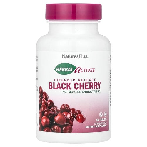 Naturesplus Herbal Actives Black Cherry 750 Mg 30 Tablets product image